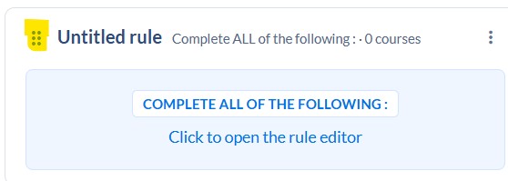 Move Requirement Rule