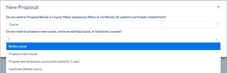 Form Routing Qustions for Courses